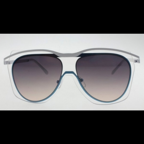 Aviator Sunglasses with Unique Double Lens  - Picture 2 of 2